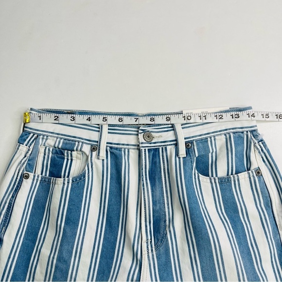 American Eagle Mom Jean stripe high rise New women's size 4 - Picture 8 of 12